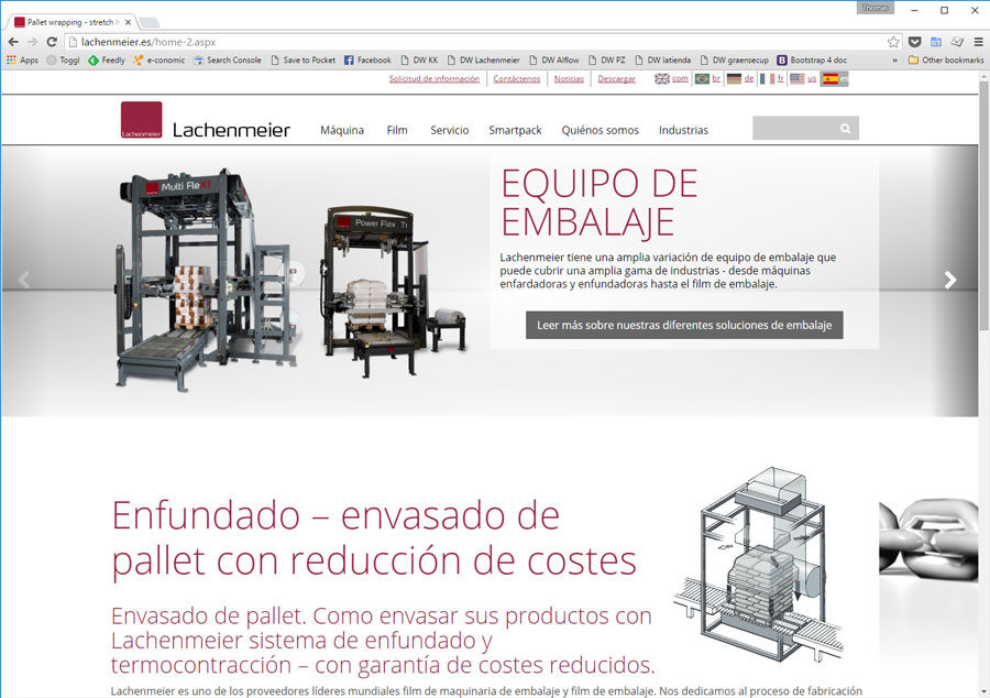 Lachenmeier's Spanish website